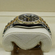 2022 ROLEX DATEJUST 41MM BLACK DIAL YELLOW GOLD & OYSTERSTEEL 126333 - WatchCraze.com.au