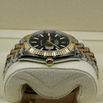 2022 ROLEX DATEJUST 41MM BLACK DIAL YELLOW GOLD & OYSTERSTEEL 126333 - WatchCraze.com.au