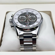 2013 TAG HEUER CARRERA CALIBER 36 CHRONOGRAPH STAINLESS STEEL 43MM CAR2B11 FULL SET - WatchCraze.com.au
