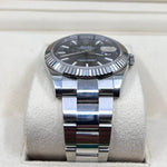 2022 ROLEX DATEJUST 41MM RHODIUM DIAL OYSTERSTEEL & WHITE GOLD BRACELET 126334 - WatchCraze.com.au