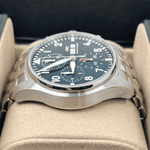 2022 IWC PILOT'S WATCH CHRONOGRAPH 41MM GREEN IW388104 - WatchCraze.com.au