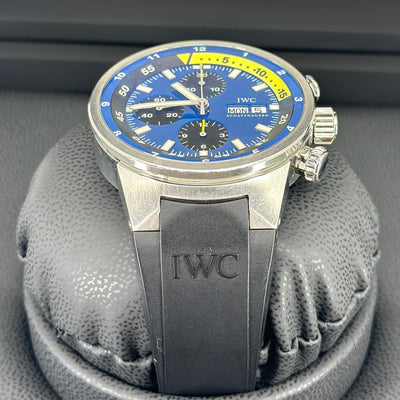 2009 IWC AQUATIMER CHRONOGRAPH CALYPSO BLUE DIAL 44MM IW378203 - WatchCraze.com.au