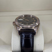 2014 ROLEX SKYDWELLER ROSE GOLD BROWN DIAL 42MM 326135 - WatchCraze.com.au