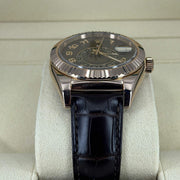 2014 ROLEX SKYDWELLER ROSE GOLD BROWN DIAL 42MM 326135 - WatchCraze.com.au