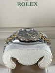 2023 ROLEX DATEJUST DIAMOND BEZEL GREEN DIAL 36MM 126283RBR - WatchCraze.com.au