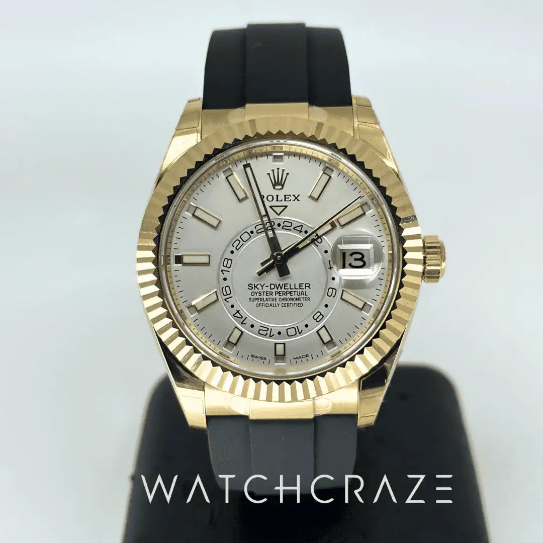 2022 ROLEX SKY-DWELLER 42MM YELLOW GOLD 326238