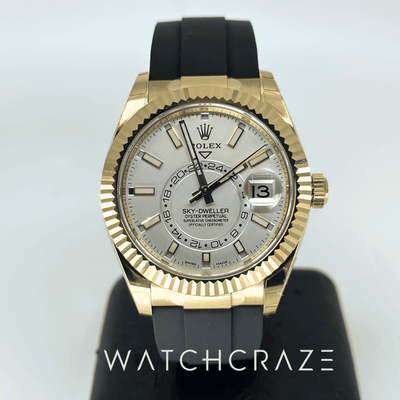 2021 SKY -DWELLER 42MM YELLOW GOLD 326238 - WatchCraze.com.au